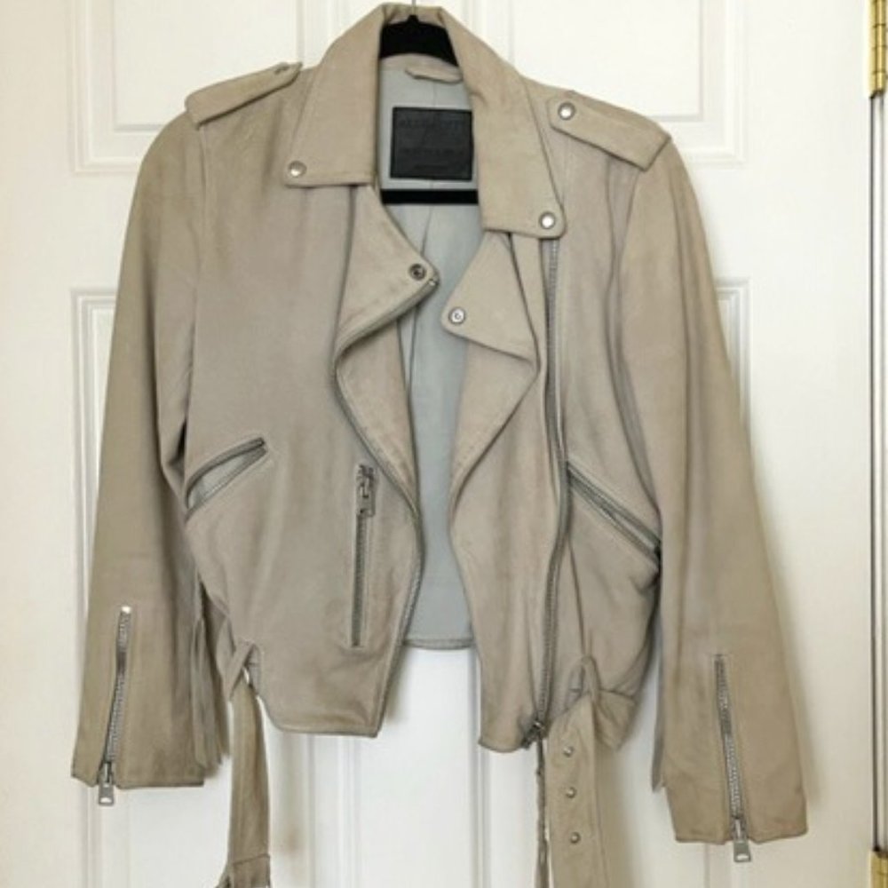 All Saints Suede Jacket - US 6